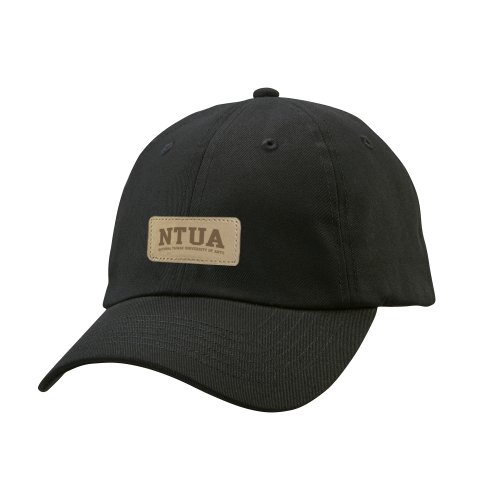 NTUA皮革標老帽_黑